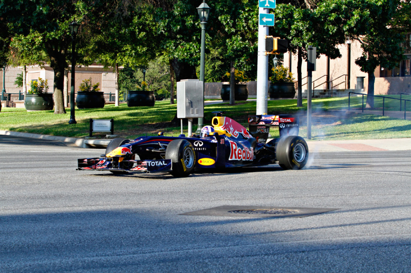 Illustration for article titled Red Bull Austin F1 David Coulthard Texas